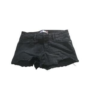 No Boundaries Black Denim Jean Shorts Size 9